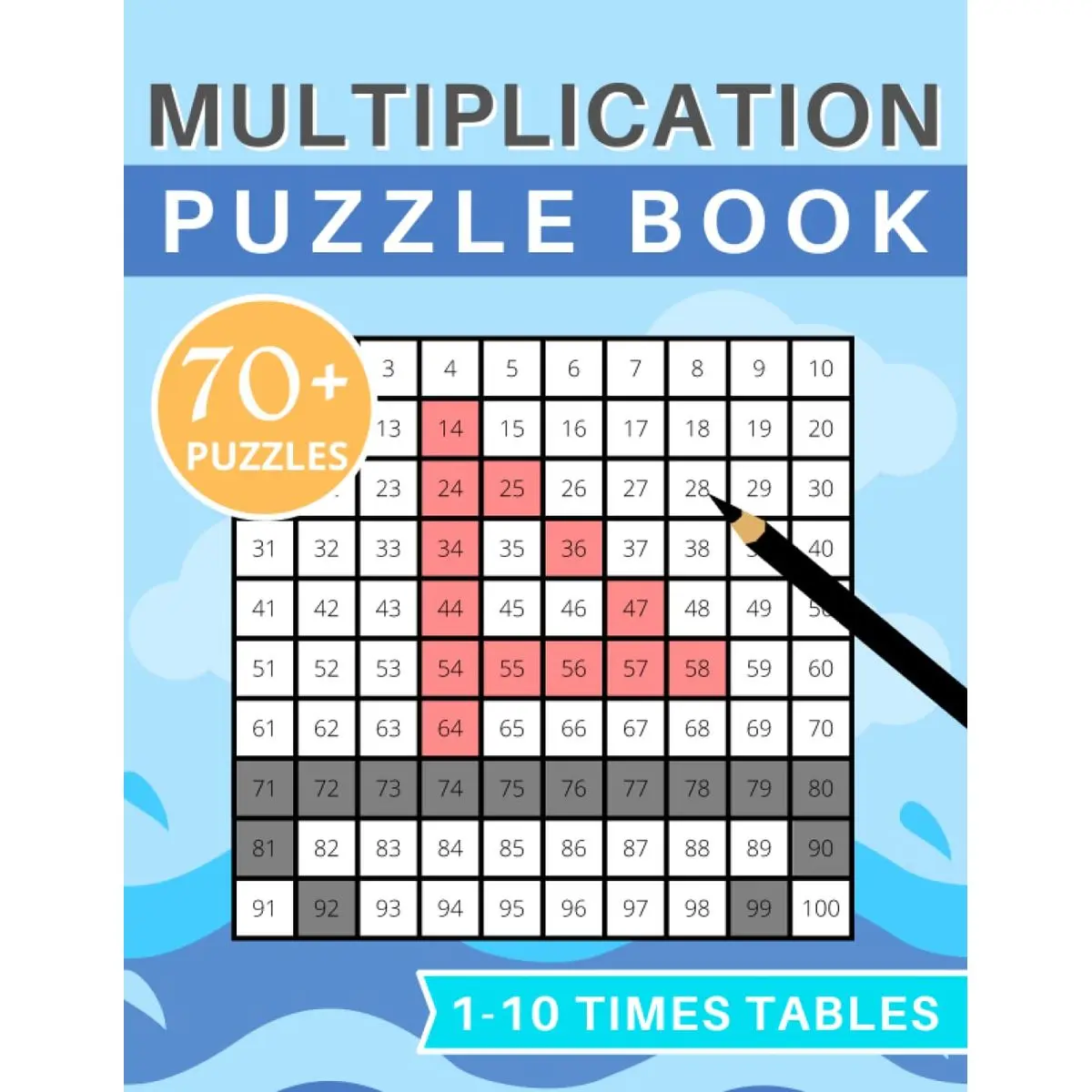 Multiplication Fun Practice Book: 1 – 10 times tables workbook. Solve math equations and color in the answers to reveal the hidden picture. Play based ... and seniors who enjoy number-based puzzles. Paperback – Large Print, June 23, 2022
