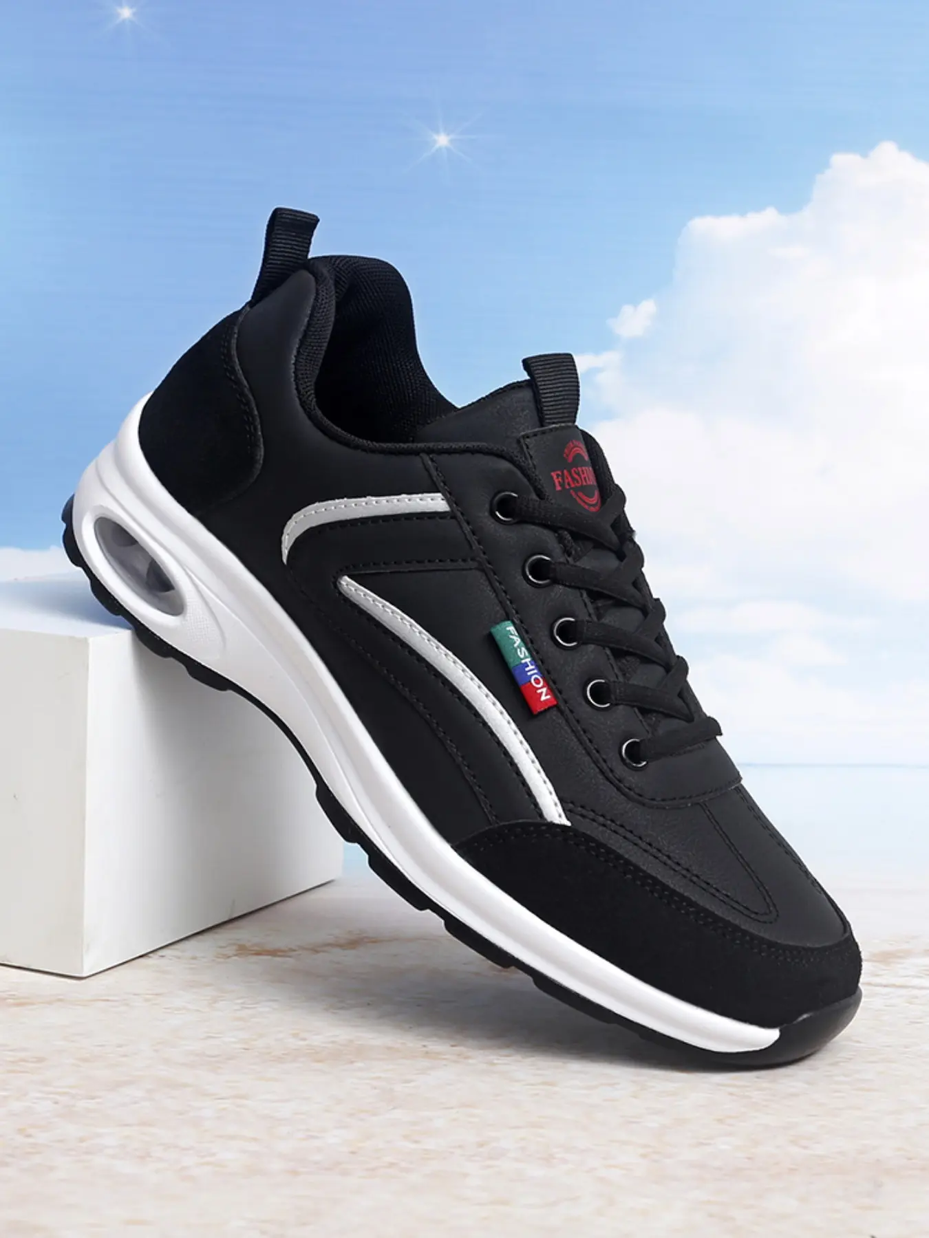 1 pair of Shoes Men's Sports Shoes Breathable Walking Running Shoes Men's Casual Shoes Coach's competition shoes Fashionable Casual Shoes Men's Running Shoes Breathable Running Sneakers Athletic Shoes Sporty Running Shoes Trendy Running Shoes