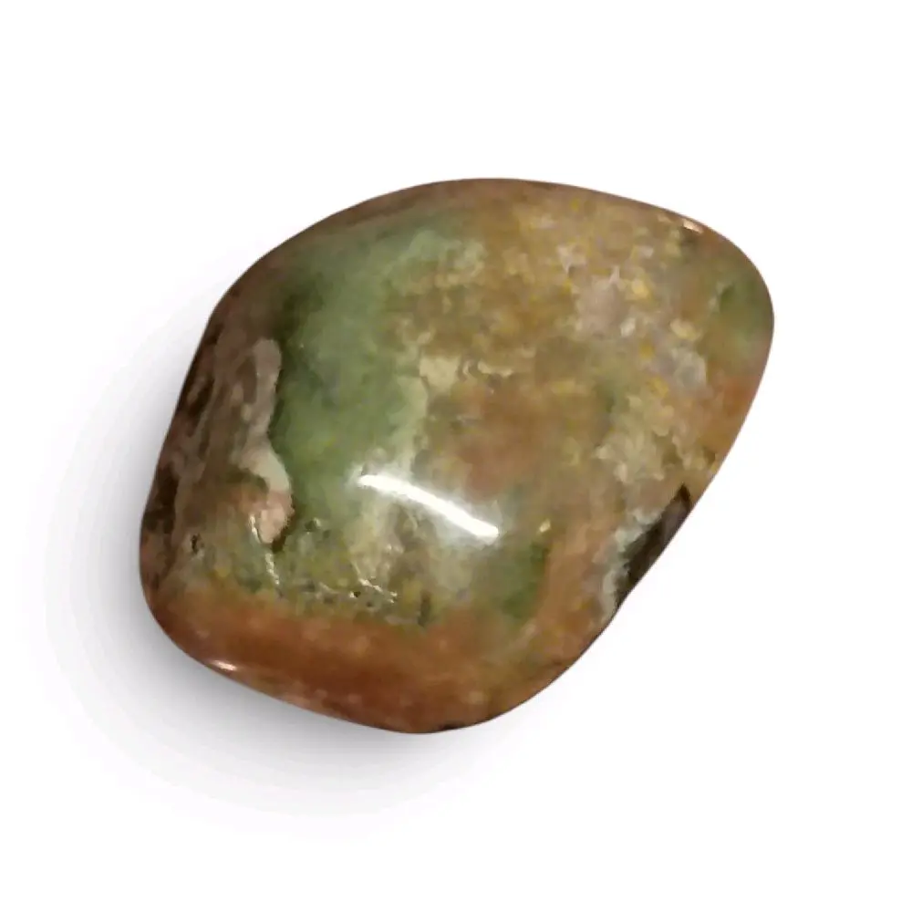 Earth’s Volcanic Renewal: Natural Rainforest Rhyolite Jasper Stone