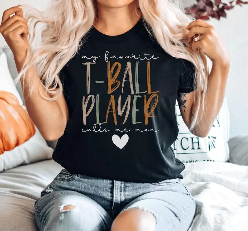 T Ball Mom Shirt, T-Ball Mom Shirt, T-Ball Shirts, Game Day T Ball Shirt, T-Ball Mama Tshirt, Sports Mom T-Shirts, Mothers Day Gift For Mom