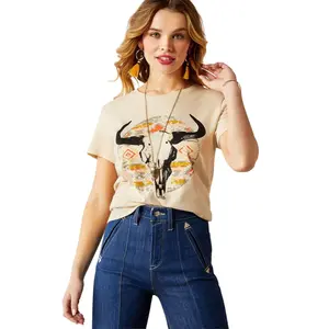 Playera Ariat Dama Longhorn 10054039