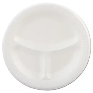 Dcc  9 in. Laminated Foam Plates - White