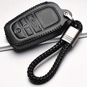 PU Leather Key Cover Car Key Case for Toyota Chr C-hr Land Cruiser 200 Avensis Auris Corolla Smart Keychain Shell