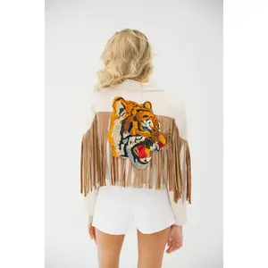 FIERCE TIGER FRINGE JACKET