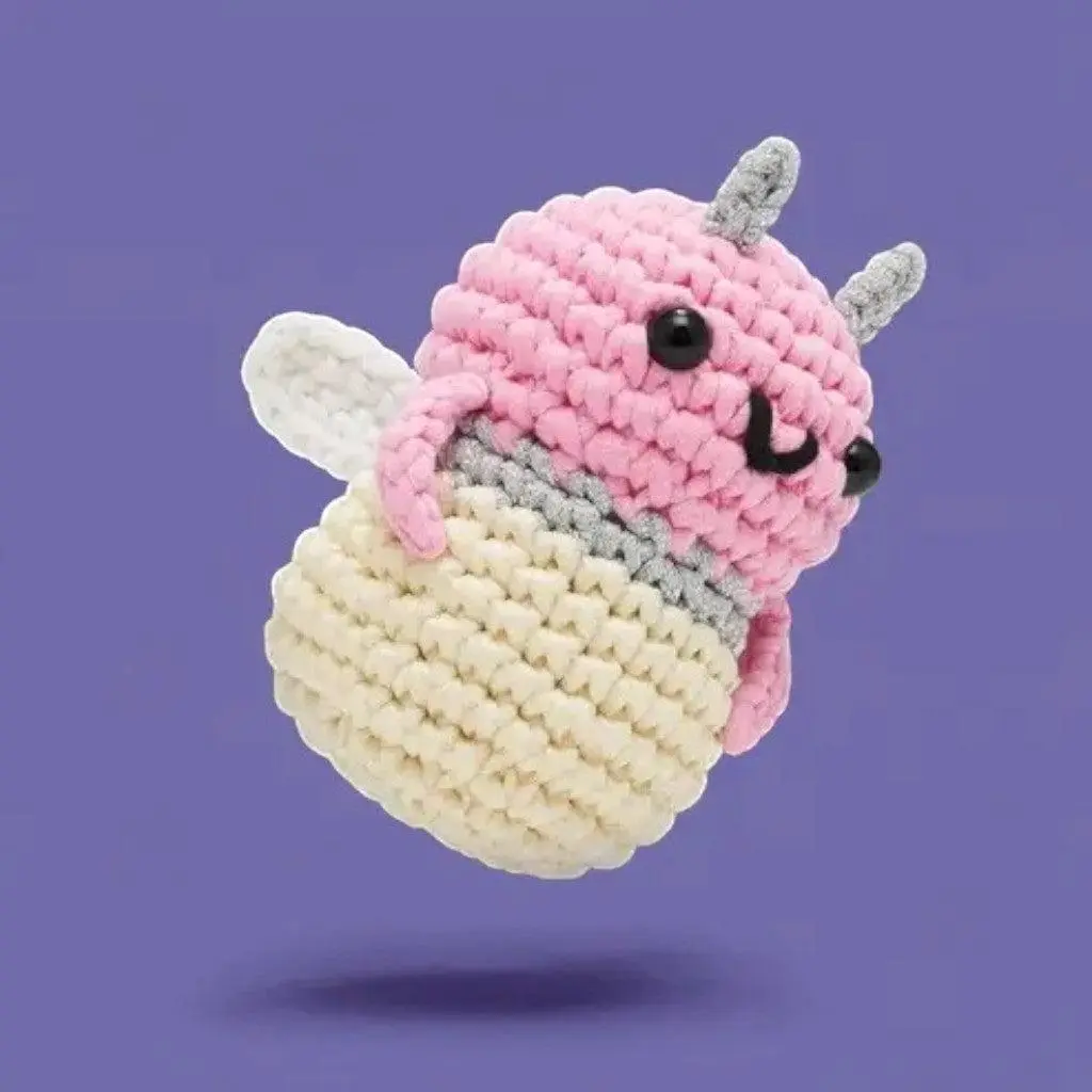 The Woobles Beginner Crochet Kit Miles the Firefly