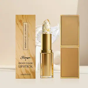 3.5g Gold Foil Color-Changing Lip Balm, Moisturizing Lightweight Texture, Natural Pigmentation, Soft Hydrating Lips, Glossy Finish, Lip Care