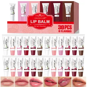 30pcs Lip Gloss Set, 6 Colors Liquid Beauty Lipstick, Moisturizing Long-Lasting Waterproof, Perfect Mother's Day Gift for Women