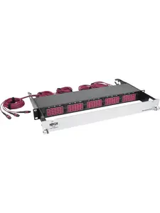 Tripp Lite TRL-N48K15M8L60B 50-125 OM4 Pre-assembled 40GB-10GB Patch Panel 15 MTP QSFP-60 LC