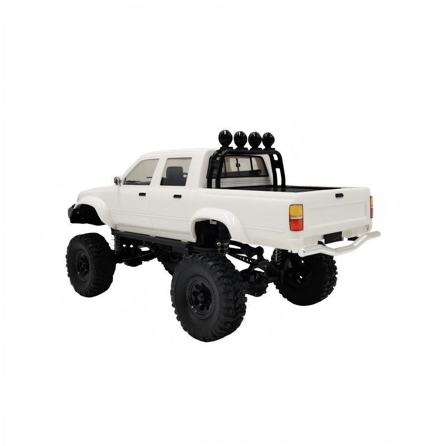 1/16 Scale 4x4 RC Rock Crawler, Off Road Remote Control RC Truck, All Terrain RTR RC Pickup with 260 Motor, Upgraded Chassis, Proportional 2.4GHz Control, Hobby Remote Control Vehicle for Boys and Girls Toys