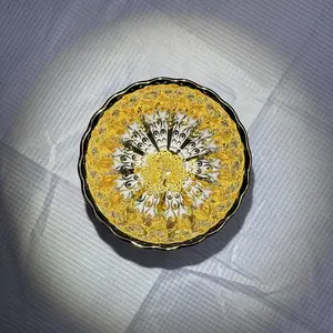 Gorgeous Gold-Plated Royal Teacup with Intricate Phoenix Pattern-JFH