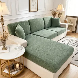 Universal Wear-Resistant Sofa Cover, Stretch L-Shaped Sofa Cushion Cover, Machine-Washable Couch Cover for Sofa, Anti-Slip Furniture Protector