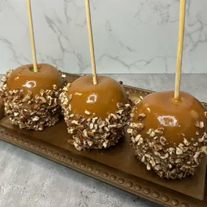 Gourmet Caramel Apple With Pecans