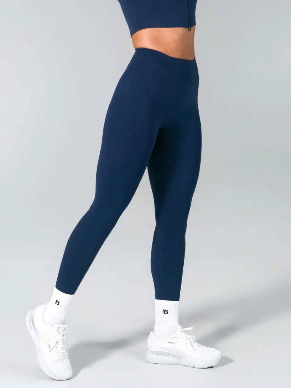 Airbrush Pocket Legging - Baked Blue Fabric Bottom