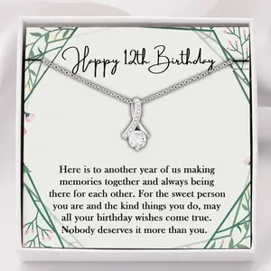 Niece Necklace, To My Niece Necklace Gift, Necklace For Niece, Birthday Necklace For Niece, Gift From Aunt Custom Necklace 69, Beautiful Necklace Gift for Niece Message Card Box, Perfect for Birthday, Christmas, Graduation