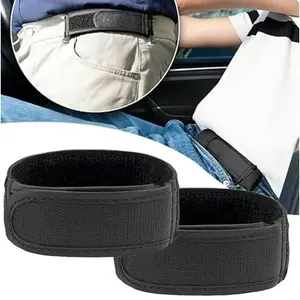 Unisex Adjustable Magic Tape Elastic Belt - No Buckle, No Punching, Comfortable, Convenient, Versatile for Casual & Business Styles; Unisex Silky Satin Wave Cap Durag with Coral Turban Belt, Unisex Names