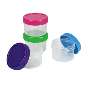 Home Collection 4-Pack Mini Condiment Cups with Lids