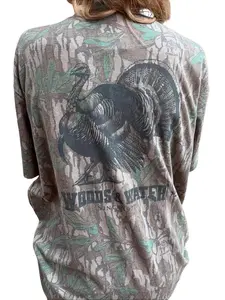 Mossy Oak Woods Water No2 Camo T-Shirt, Hunting Graphic Tee, Fishing Camping Apparel, Outdoor Lifestyle Streetwear