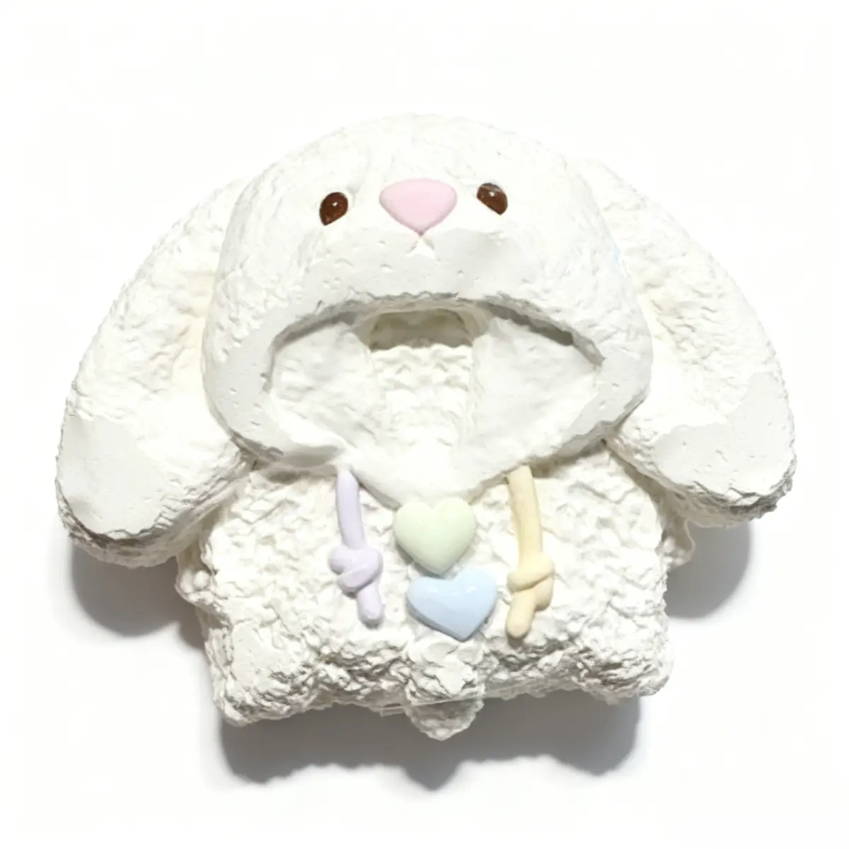 Handmade Pajama Rabbit Taba Soft Plush Toy with Silicone Filling Stress Relief Portable Sensory Fidget Toy for Teens and Children(PVC buy one get one free)