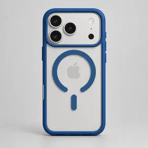 Premium Magnetic Phone Case, Bare Metal Feel, Anti-yellowing Design, 1800 Strong Magnet, 2-in-1 Hybrid Acrylic Back + TPU Frame, Elevate Original Phone Luxury Texture, Compatible with iPhone X/XS to iPhone 17 Full Series