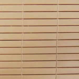 Radiance Vinyl Rollup Shade 48 in. W X 72 in. H Bamboo Cordless