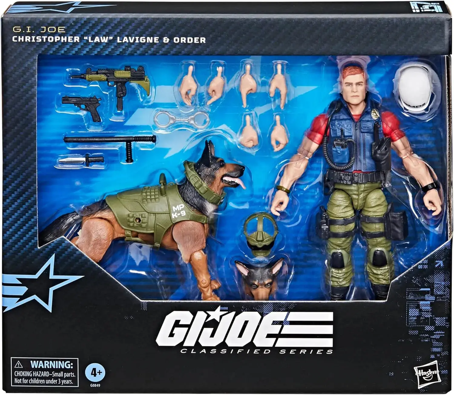 NEW GI Joe Classified Series #157 Law & Order Christopher Lavigne K-9 New