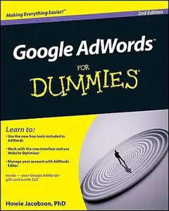 USED-Google AdWords For Dummies by Howie Jacobson (Paperback)