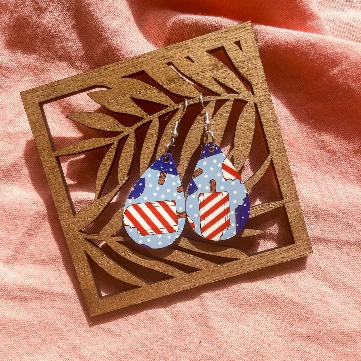Fourth of July Popsicles Earrings An Earful