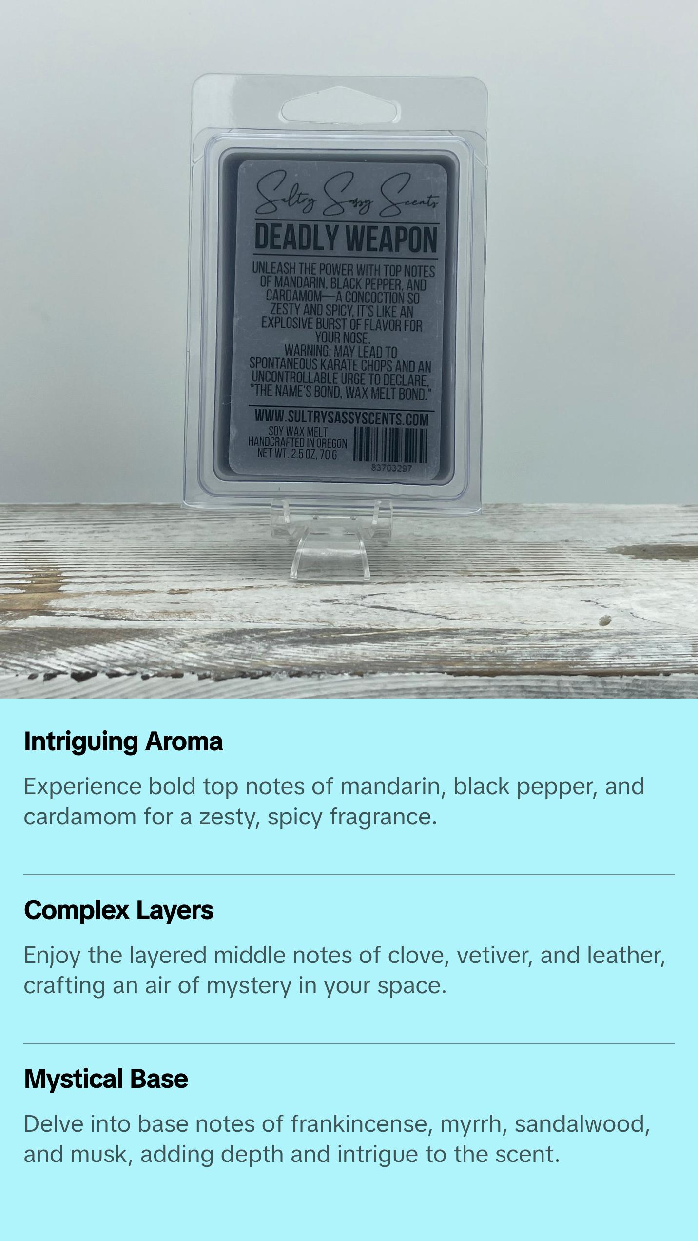 Deadly Weapon - Soy Wax Melt