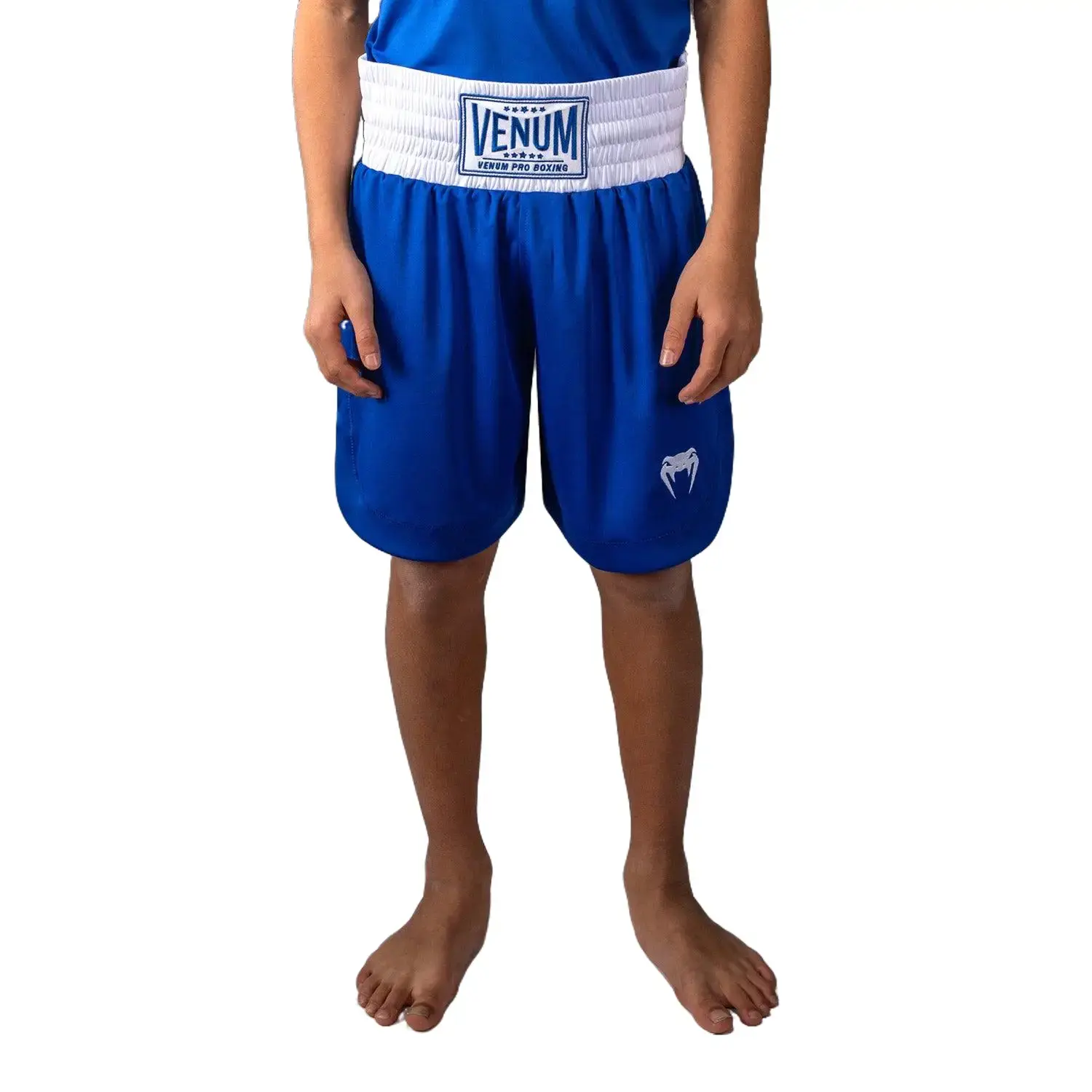 Venum Classic Youth Boxing Shorts - Royal Blue, Athletic Bottoms, Lightweight Workout Shorts