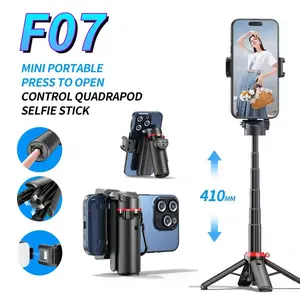 Multifunctional Mini Selfie Stick, Portable Phone Grip, Smartphone Tripod, 360° Rotation, Bluetooth-compatible Remote, Ideal for Selfies, Videos, Live Streaming