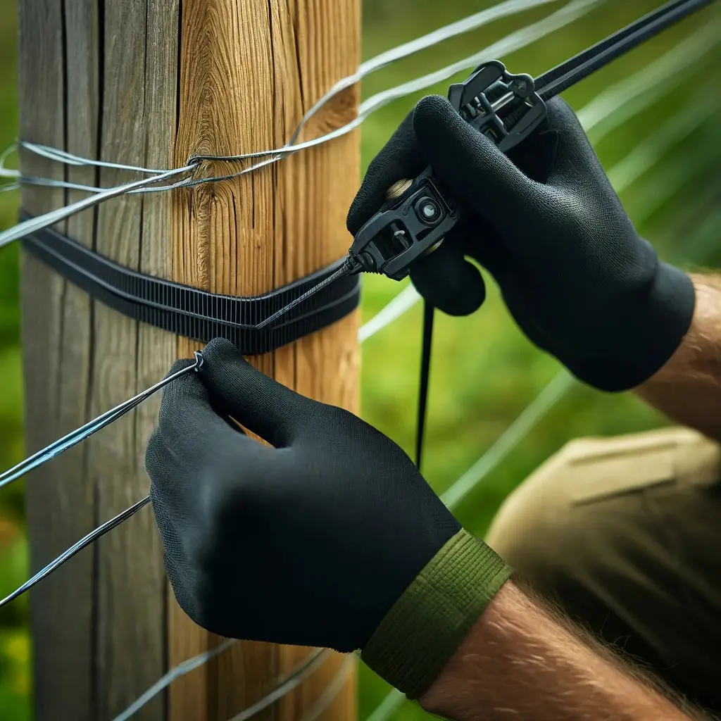 24-Inch Black Extreme Duty Zip Ties (50-Pack) | 175lb Tensile Strength | UV Resistant Nylon