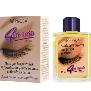 PROSA OIL FOR EYELASHES / ACEITE PARA PESTAŃAS 4 en Uno mascara Aloe Makeup Remover Jojoba Cosmetic Oil Grow
