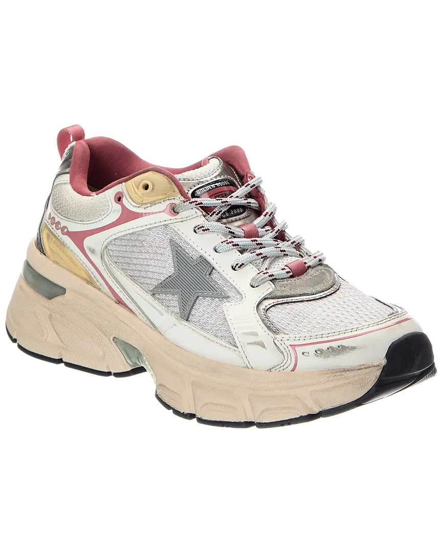 Golden Goose Lightstar Mesh & Leather Sneaker
