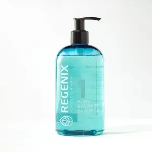 Regenix Pure Balance Shampoo- Ultra-Gentle for Normal to Oily Hair - 100% Natural Ingredients, pH Balanced, Free of Sulfates, Parabens, Dyes