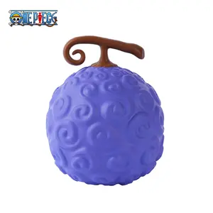One Piece Officially Licensed Stress Relief Toy Devil Fruit Collectible Birthday Gift For Adults Home Decor Squishy Purple 1Pc Netflix
