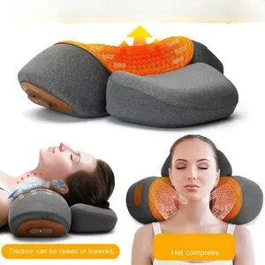 Shiatsu and Back with Heat Electric Neck Massager Cervical Pillow Hot Compress