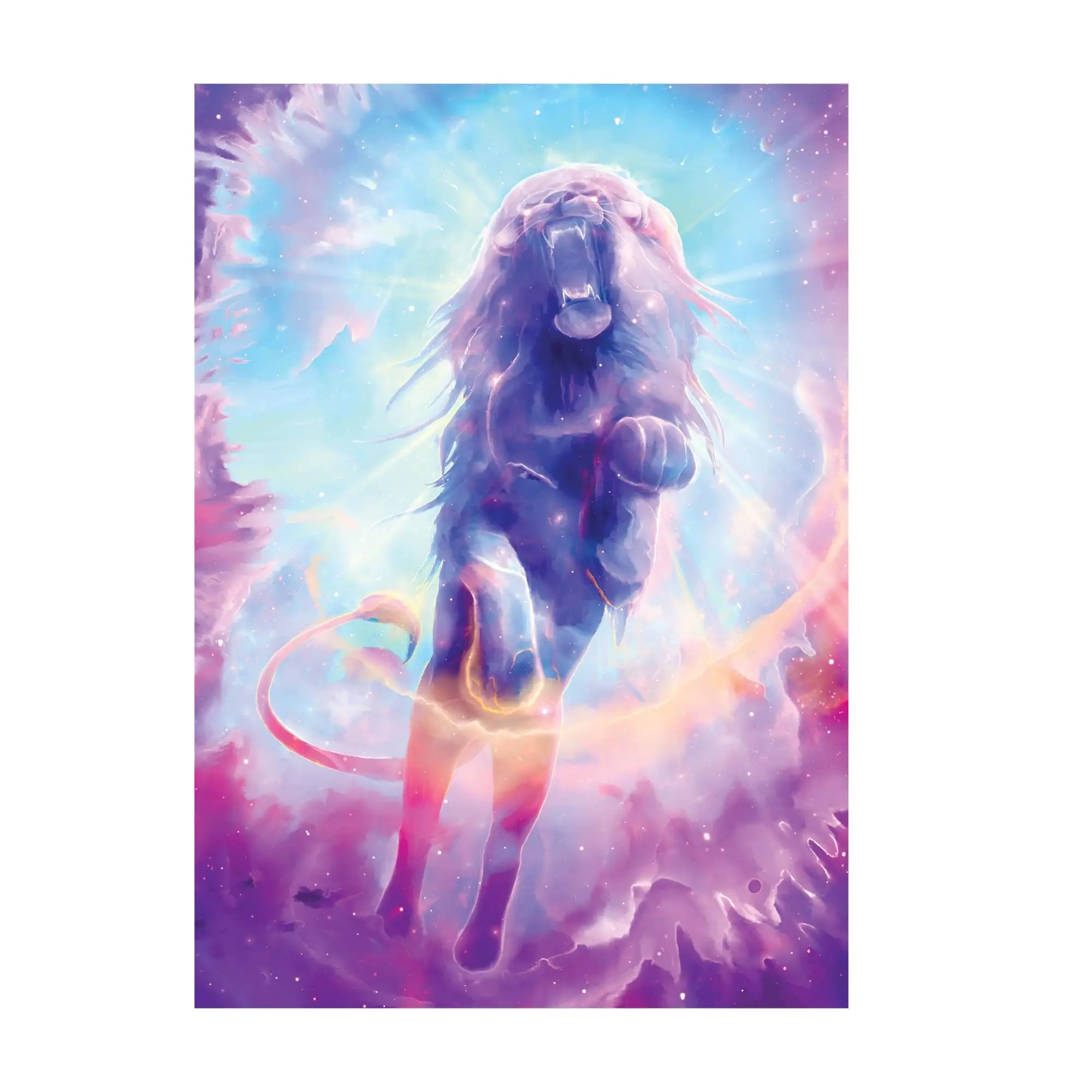 Roar of the Heavens Fantasy Lion Puzzle | 1000 Piece Jigsaw Puzzle, Art Puzzles Gift, Creative Puzzle