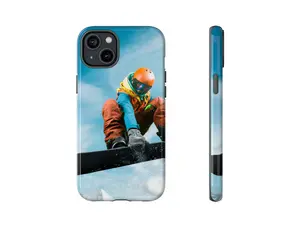 Airborne Snowboarder Phone Case: Premium Protection for Adventure Enthusiasts Accessories Shell Custom Cover Handheld Protective Smartphone Protector Devices Cellphone iPhone Samsung Google Christmas Gift Casing Screen Protector