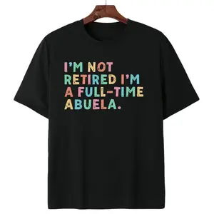 Custom Retirement Grandma Shirt, Personalized Gift Mothers Day, Mama Nana Auntie Mimi Gigi Lala Yaya Lolly Grammy T-Shirt