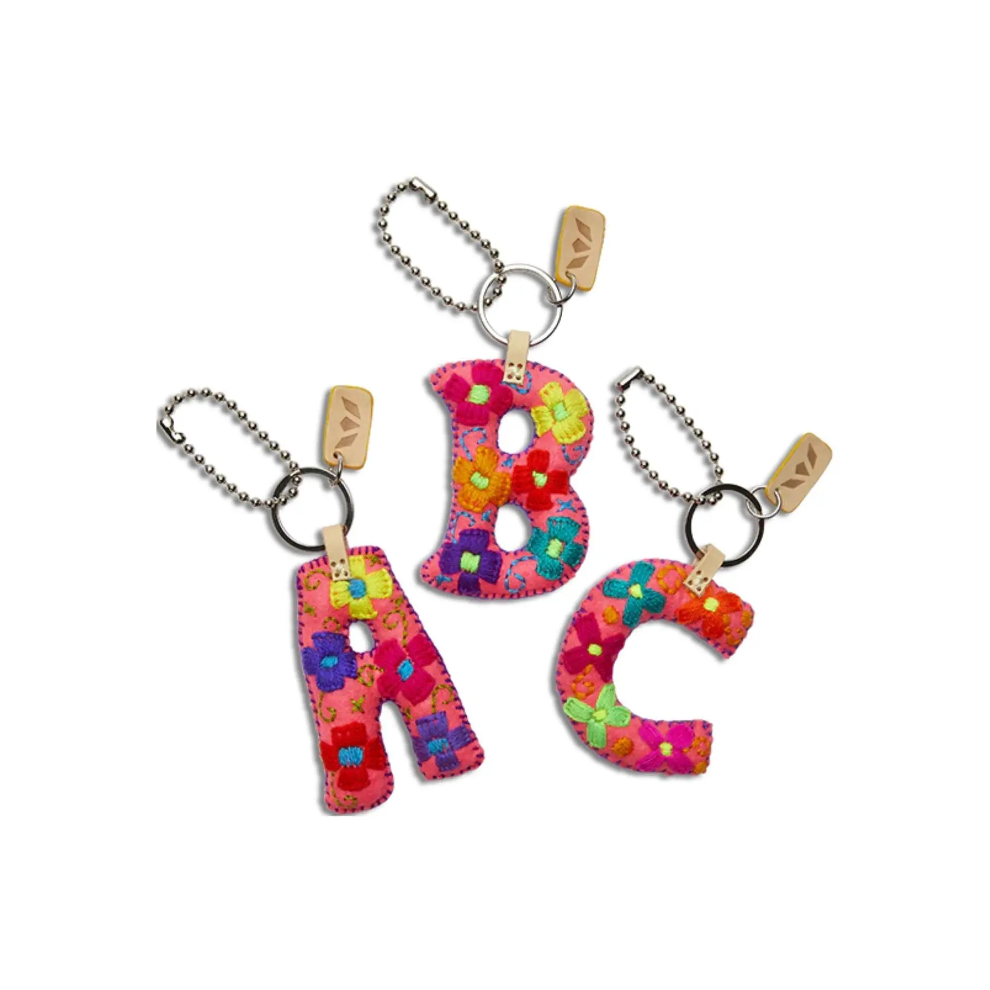 Felt Alphabet Charm by Consuela - Pink