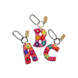 Felt Alphabet Charm by Consuela - Pink