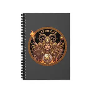 Constellations Series Capricorn Colorful Spiral Notebook - Ruled Line, Office Stationery for Computers & Office Equipment Use, Colorful Spiral Notebooks
