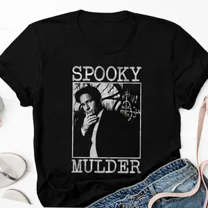 The X Files Spooky Mulder T-Shirt, The X Files Shirt Gift For Fan, Fox Mulder Shirt, X Files Movie Shirt, X Files Vintage Shirt, Alien Shirt