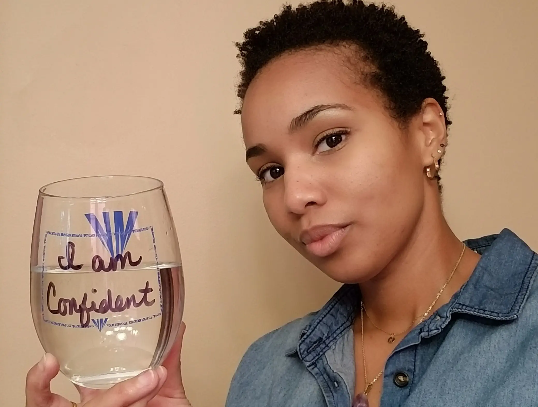Stemless Affirmation and Manifestation Glass by The Evannlution