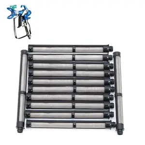 12-Pack 60 Mesh Airless Spray Gun Filters, Compatible with Graco Contractor PC, Contractor II, FTx, Silver Plus, Flex Plus & More, Durable High-Pressure Replacement Filters, Replacement Parts