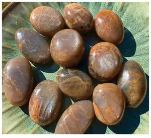 Shimmery Sunstone Palm Stones Free Gift Wrap