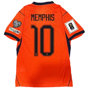 Soccer jersey/26-27 Netherlands home/orange/men's/short sleeved/casual/sports top/fan version/No.10