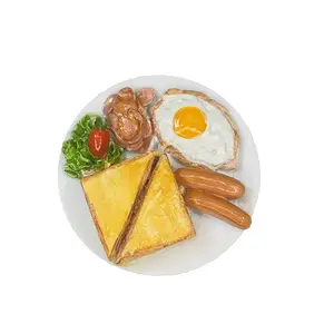 Food Magnet Series B - Breakfast Bliss Magnets Set - Multicolor Magnetic Home Decor - Refrigerator Magnets