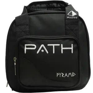 Pyramid Path Plus One Spare Ball Tote Bowling Bag (Black/Black)