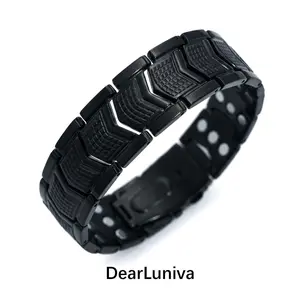 Copper Bracelet for Men 3X Strength, Copper Jewelry with Powerful 3800 Gauss Magnets, Premium Fold-Over Clasp, Jewelry Gifts for Men Wearable